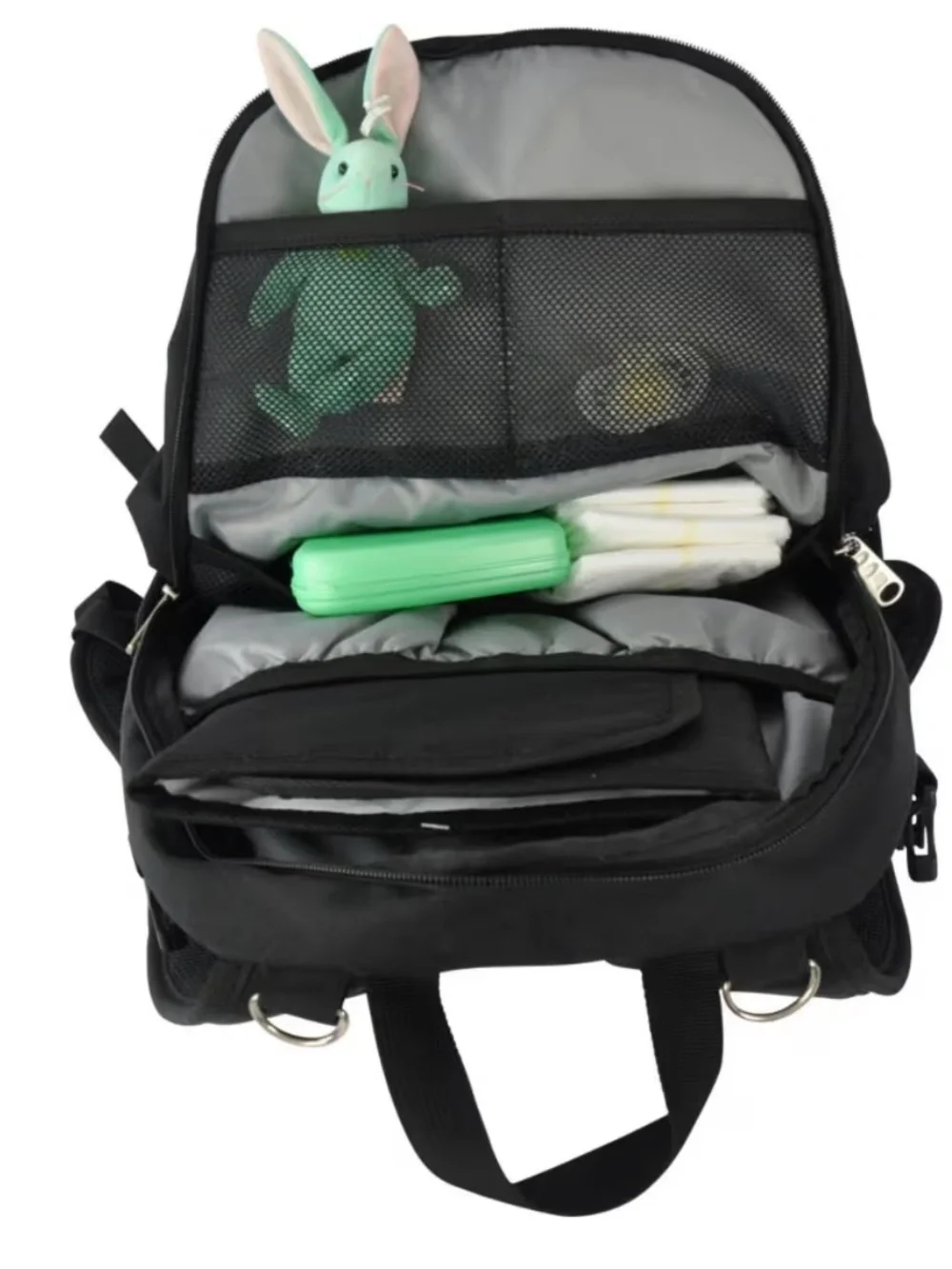 Obersee Diaper Backpack with Baby Bottle Cooler